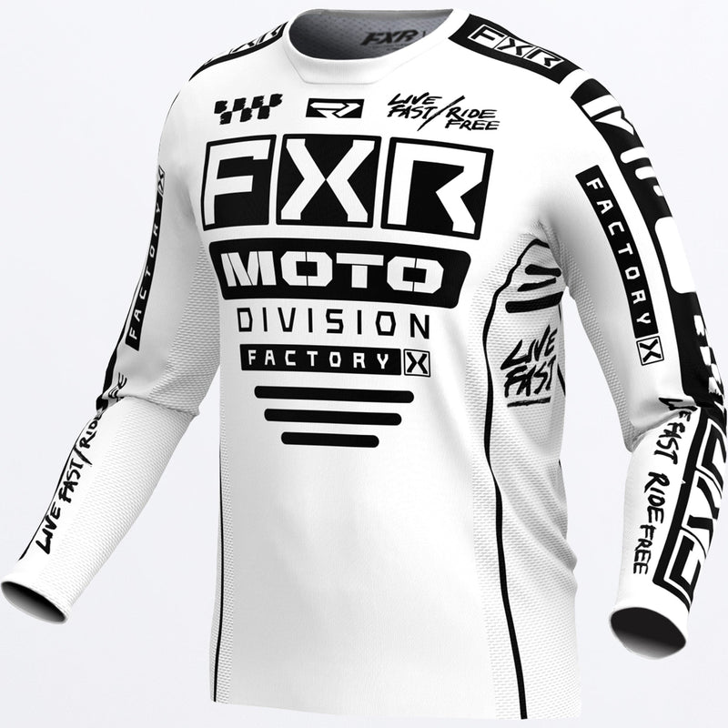 Chargez l'image dans la visionneuse de la galerie, Podium_Jersey_YTH_WhiteBlk_243304-_0110_front
