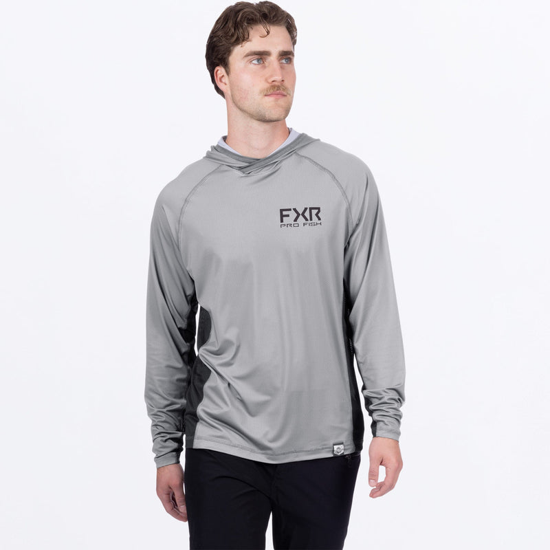 Chargez l'image dans la visionneuse de la galerie, Derby AirUPF_PO_Hoodie_M_GreyAsphalt_252097-_0508_front
