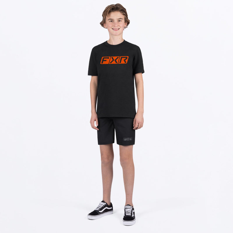 Chargez l'image dans la visionneuse de la galerie, YthPitBoardPremium_T-Shirt_BlackOrange_SKU_262252-_1030_Extra1
