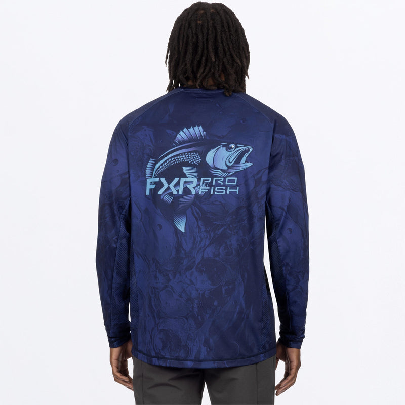 Chargez l'image dans la visionneuse de la galerie, MBigTrebleAirUPF_Longsleeve_DeepCobaltUndertowWalleye_SKU_262083-_4500_Extra**hover**
