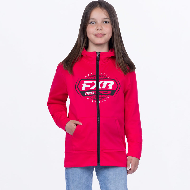 Chargez l'image dans la visionneuse de la galerie, RaceDiv_TechZip_Hoodie_Y_Razz_251502-_2800_front
