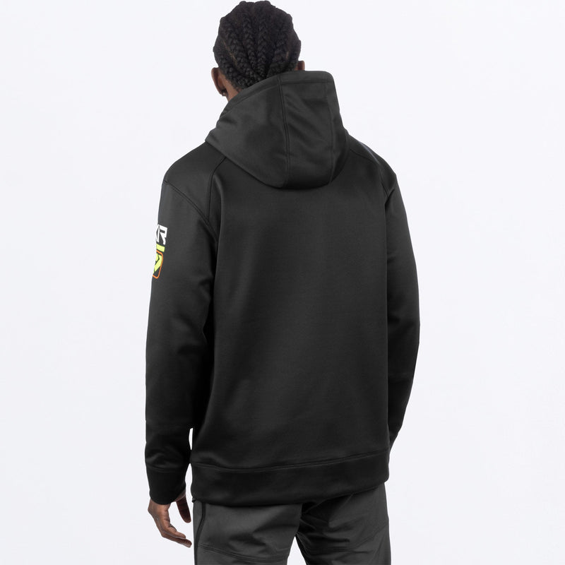 Chargez l'image dans la visionneuse de la galerie, RaceDiv_Tech_POHoodie_M_BlackHiVis_241121-_1065_back
