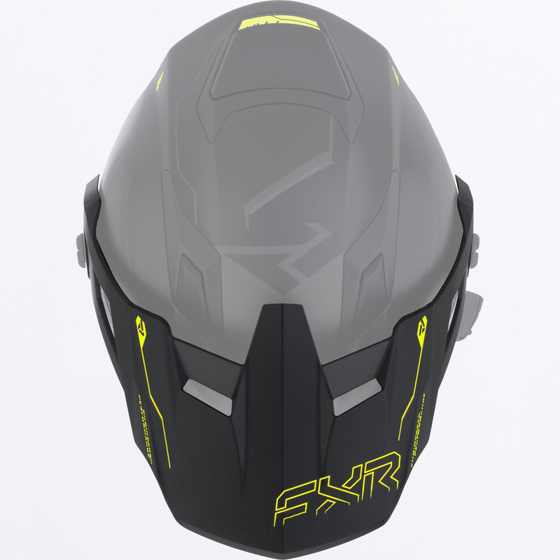 Chargez l'image dans la visionneuse de la galerie, MaverickXProHelmet_Peak_BlackHiVis_SKU_251713-_1065_Front
