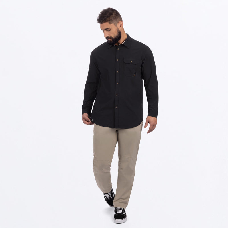 Chargez l'image dans la visionneuse de la galerie, MBreezePerformanceUPFLongsleeve_Shirt_BlackStone_SKU_262043-_1017_Extra1
