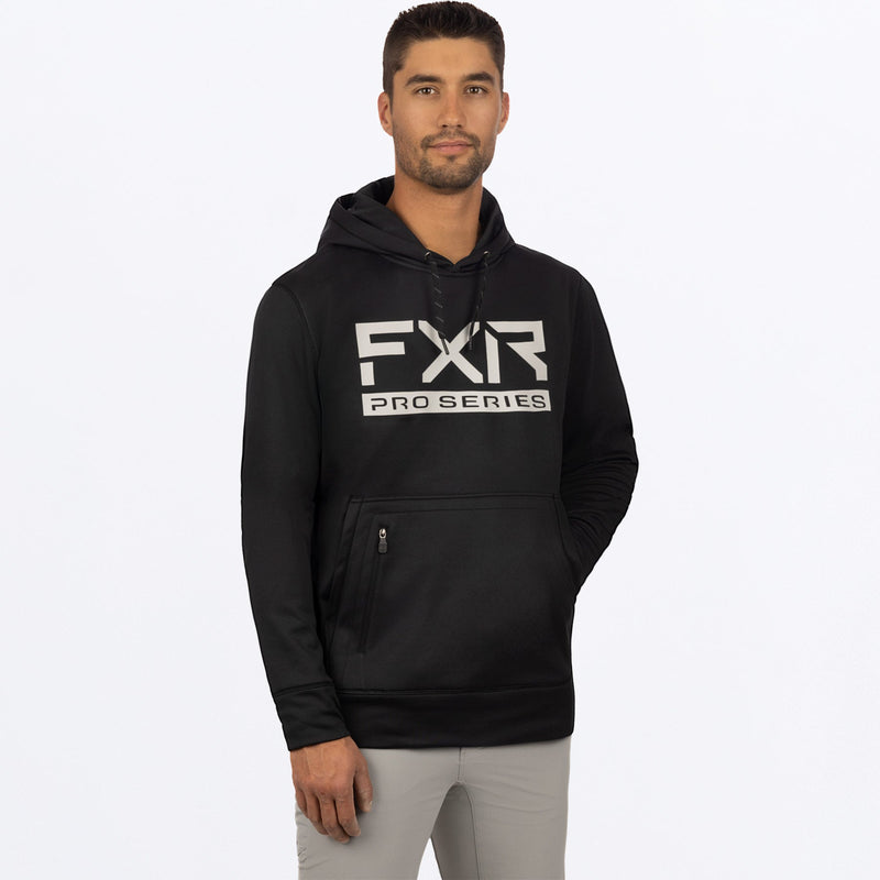 Chargez l'image dans la visionneuse de la galerie, Podium_Tech_PO_Hoodie_M_BlackGrey_232037_1005_front
