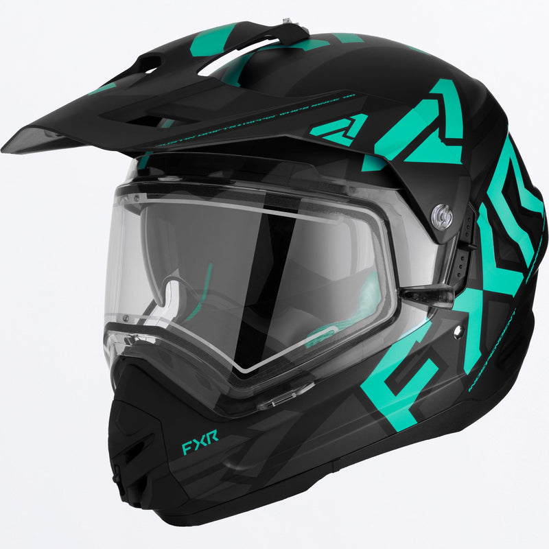 Chargez l'image dans la visionneuse de la galerie, TorqueXTeam_Helmet_BlackMint_230635-_1052_front
