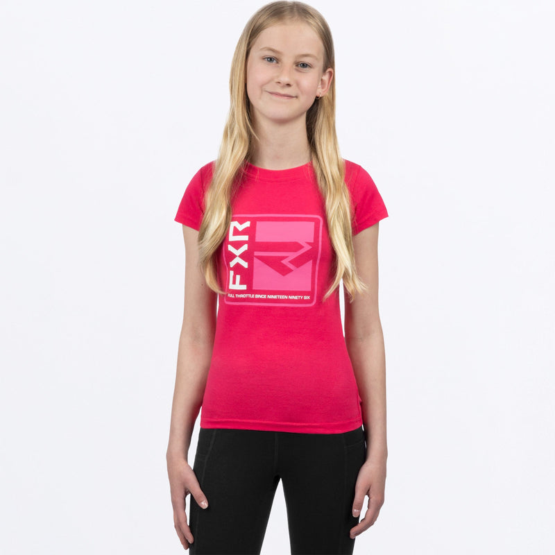 Chargez l'image dans la visionneuse de la galerie, Broadcast_Girls_Prem_TShirt_Y_RazzEPink_241553-_2894_Front
