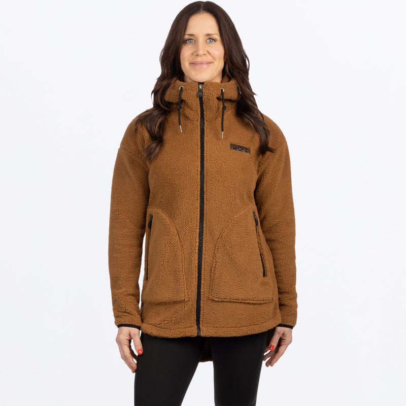 Chargez l'image dans la visionneuse de la galerie, SapphireSherpa_Hoodie_W_CopperBlack_251201-_1910_Front
