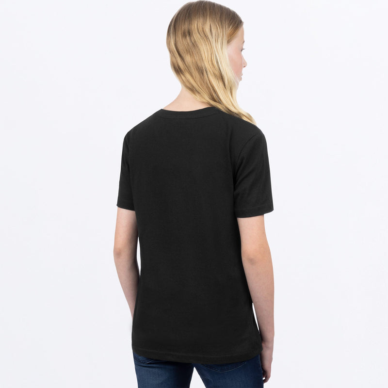 Chargez l'image dans la visionneuse de la galerie, RaceDivPrem_TShirt_Y_BlackRazz_241534-_1028_back**hover**
