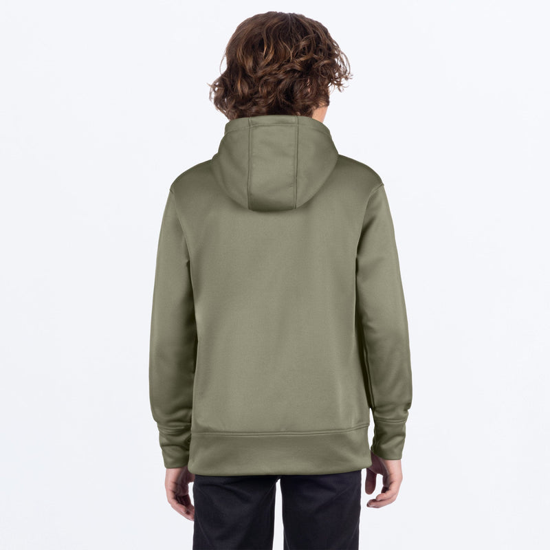 Chargez l'image dans la visionneuse de la galerie, YthHydrogenTechPO_Hoodie_Moss_SKU_261505-_7900_Extra

