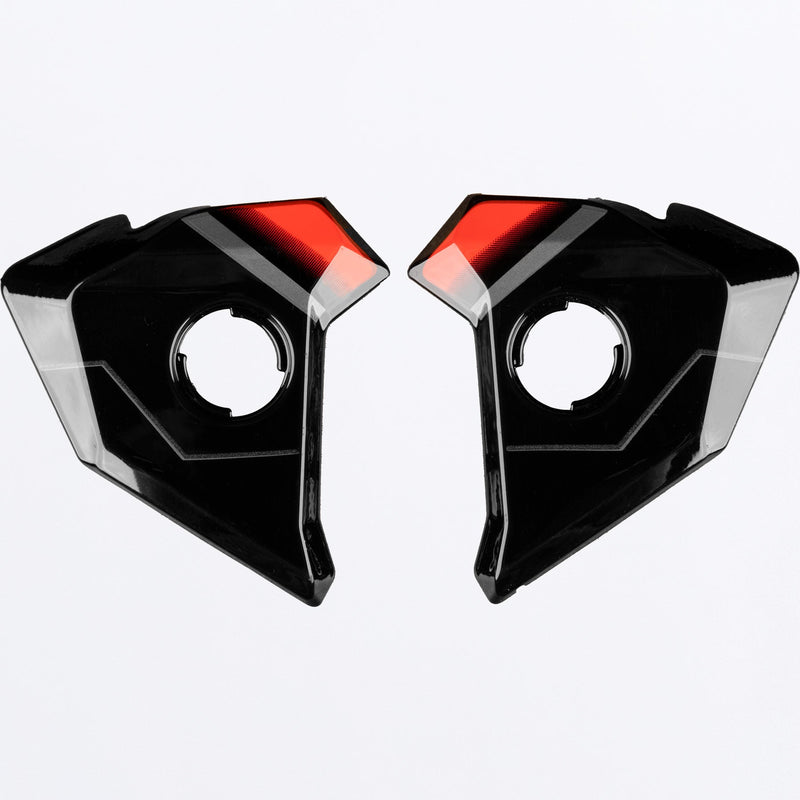 Chargez l'image dans la visionneuse de la galerie, MaverickXPro_HelmetSideCovers_BlackRed_251734-_1020_front
