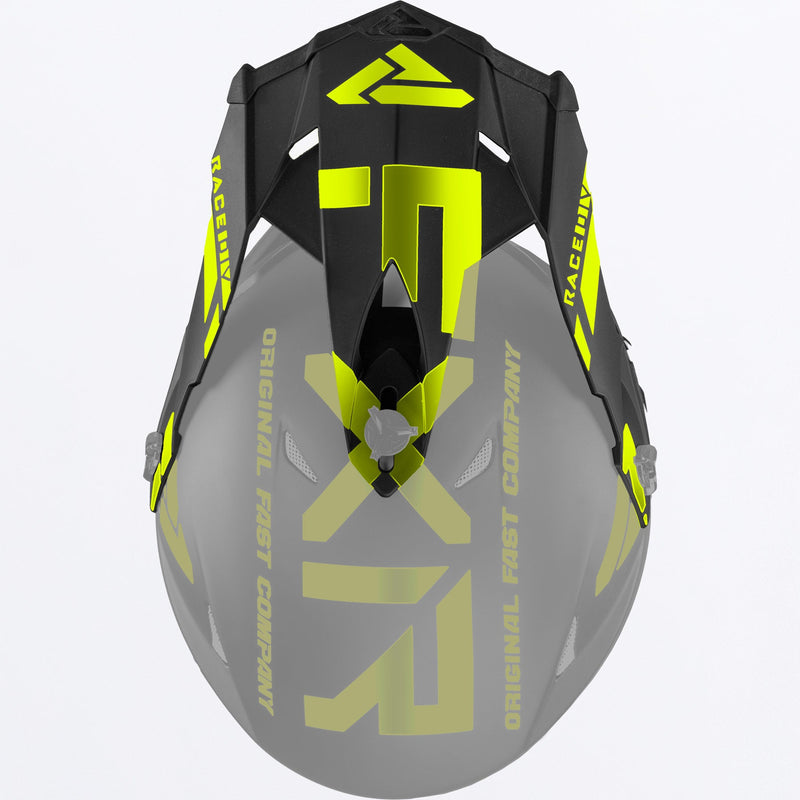 Chargez l'image dans la visionneuse de la galerie, BladeRaceDiv_HelmetPeak_BlackHiVis_221706-_1065_front
