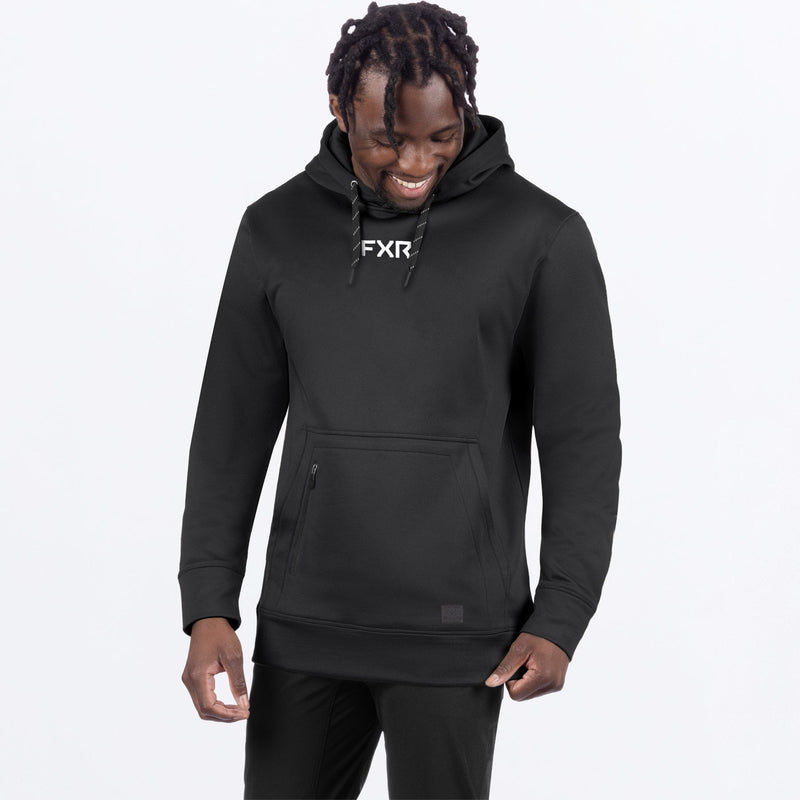 Chargez l'image dans la visionneuse de la galerie, MBrandableTechPO_Hoodie_Black_SKU_271143-_1000_Front
