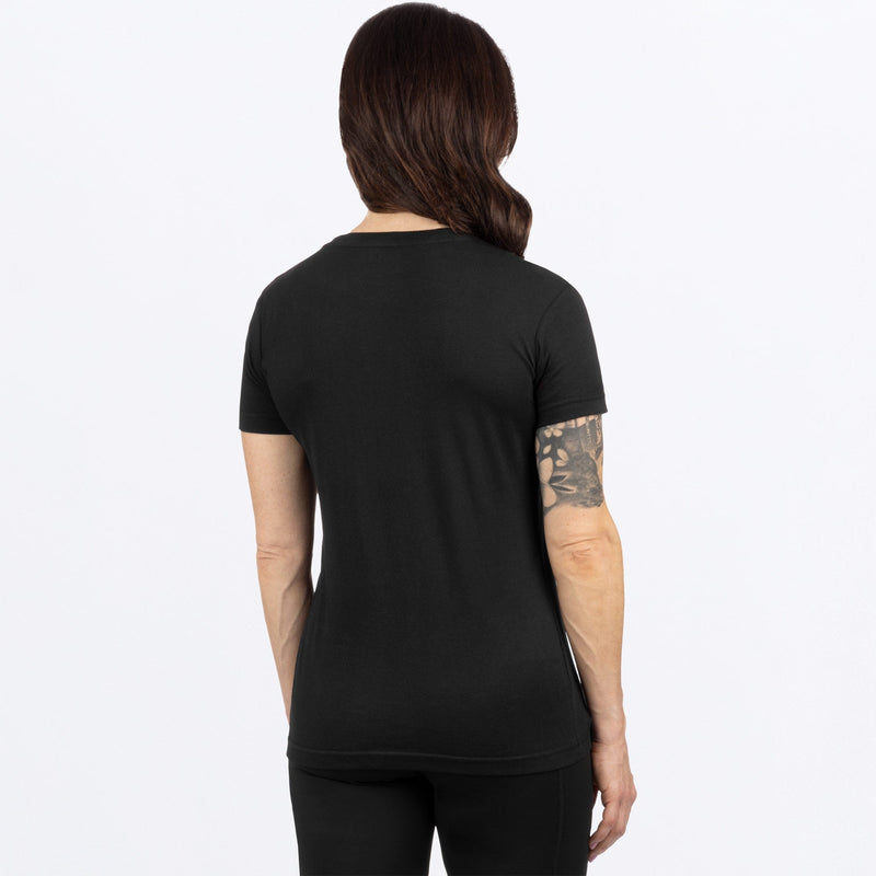Chargez l'image dans la visionneuse de la galerie, Antler_PremiumTShirt_W_BlackLilac_251413-_1087_back
