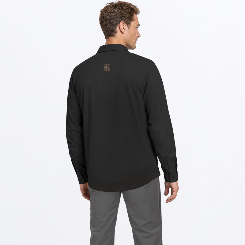 Chargez l'image dans la visionneuse de la galerie, MRoughneckCanvas_ShirtJacket_Black_SKU_270903-_1000_Extra
