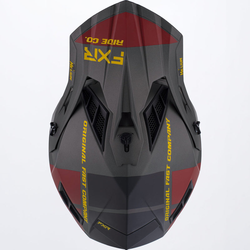 Chargez l'image dans la visionneuse de la galerie, HeliumRideCo_Helmet_BlackRustGold_210602-_0862_top

