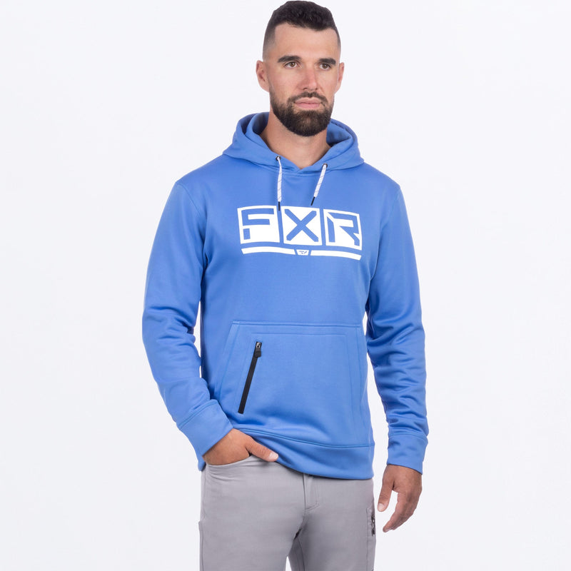Chargez l'image dans la visionneuse de la galerie, PodiumTechPO_Hoodie_M_TranquilBlueWhite_242038-_4001_front
