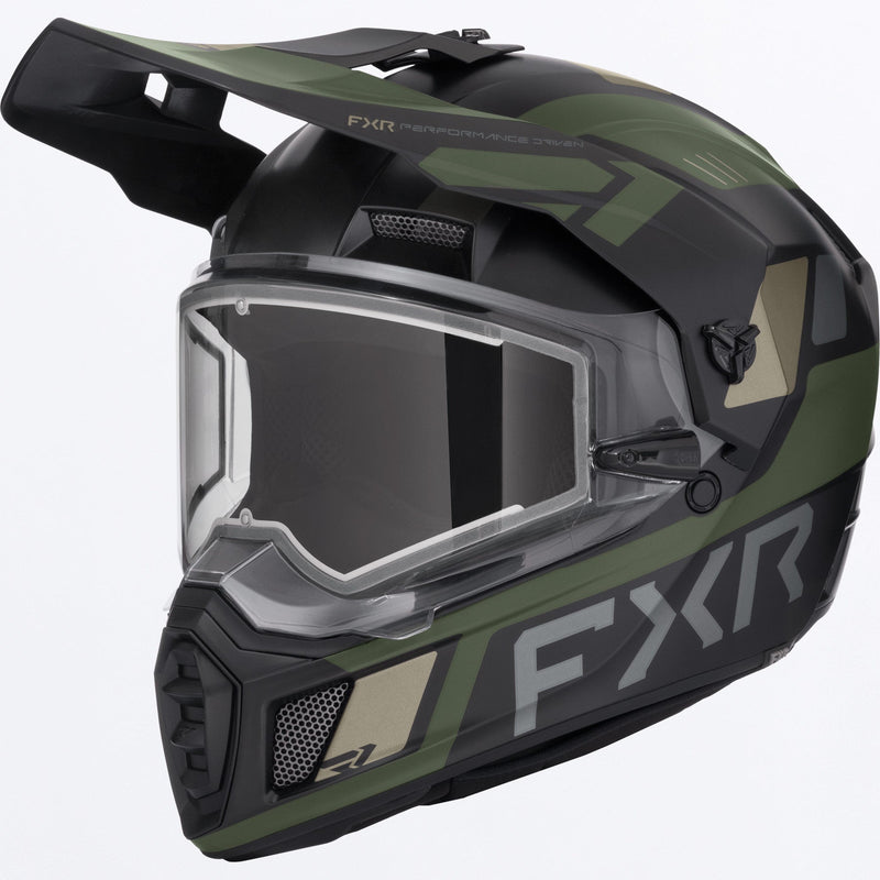 Chargez l'image dans la visionneuse de la galerie, ClutchX_Helmet_BlackArmy_SKU_260670-_1075_Front
