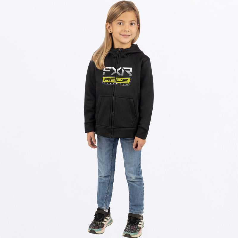 Chargez l'image dans la visionneuse de la galerie, ToddlerRaceDivTech_Hoodie_Y_BlackHiVis_241503-_1065_fullbody
