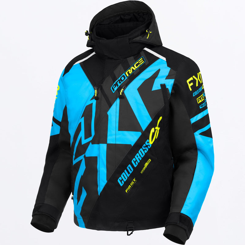 Chargez l'image dans la visionneuse de la galerie, MColdCrossCX_Jacket_BlueHiVisBlack_SKU_270044-_4065_Front
