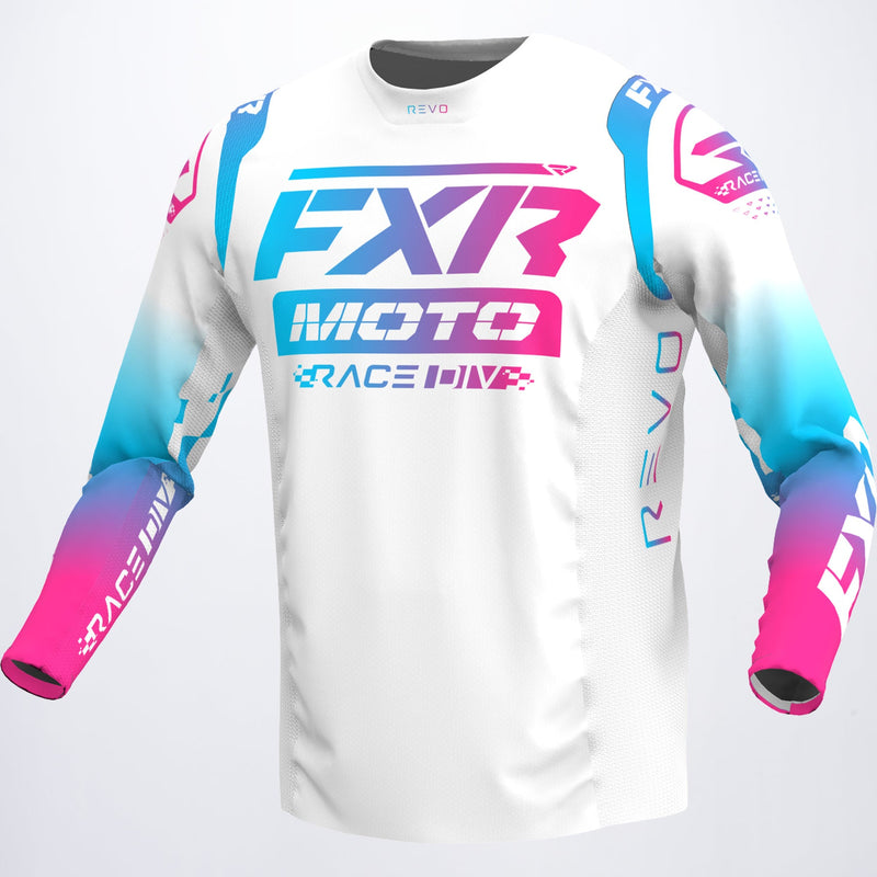 Chargez l'image dans la visionneuse de la galerie, Revo_MXJersey_CottonCandyWhite_223321-_5401_front
