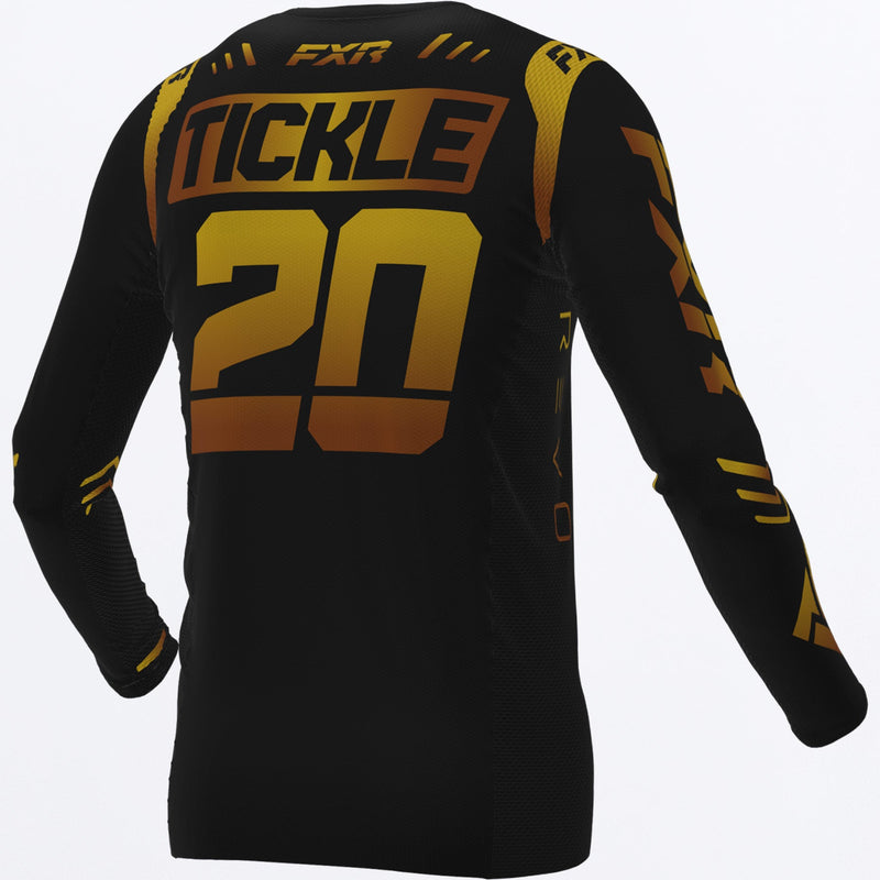 Chargez l'image dans la visionneuse de la galerie, Revo_MXJersey_YTH_BlackGold_243308-_1062_back
