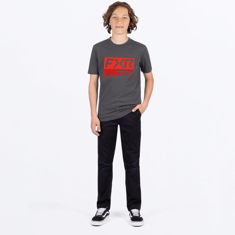 Chargez l'image dans la visionneuse de la galerie, YthElevatePremium_T-Shirt_AsphaltRed_SKU_261509-_0820_Extra1
