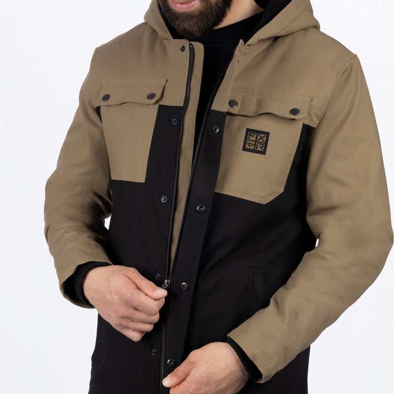 Chargez l'image dans la visionneuse de la galerie, UnisexRoughneckCanvas_Jacket_CanvasBlack_SKU_242061-_1510_Extra3
