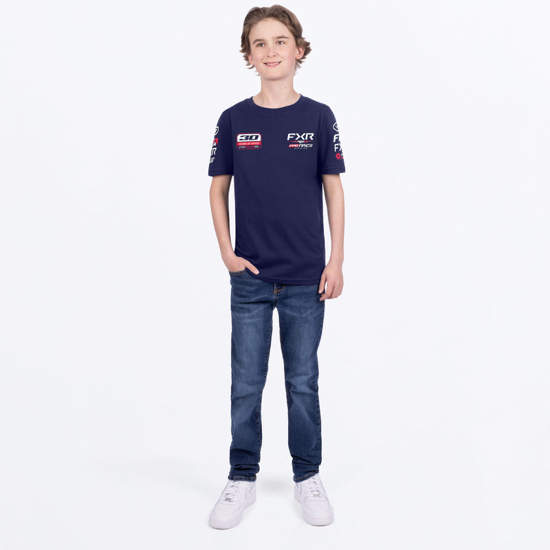 Chargez l'image dans la visionneuse de la galerie, YthRaceDivPremium_T-Shirt_NavyRed_SKU_271517-_4520_Extra1
