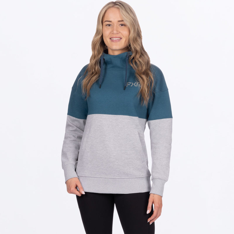 Chargez l'image dans la visionneuse de la galerie, StripePO_Hoodie_W_DarkSteelGreyHeather_242218-_0307_Front
