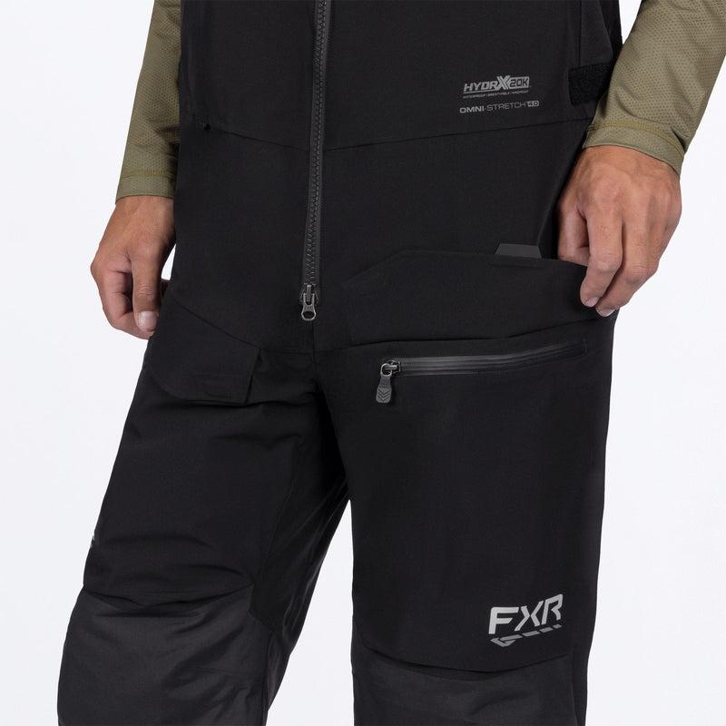 Chargez l'image dans la visionneuse de la galerie, MVaporProInsulatedBib_Pant_BlackGrey_SKU_262147-_1005_Extra5
