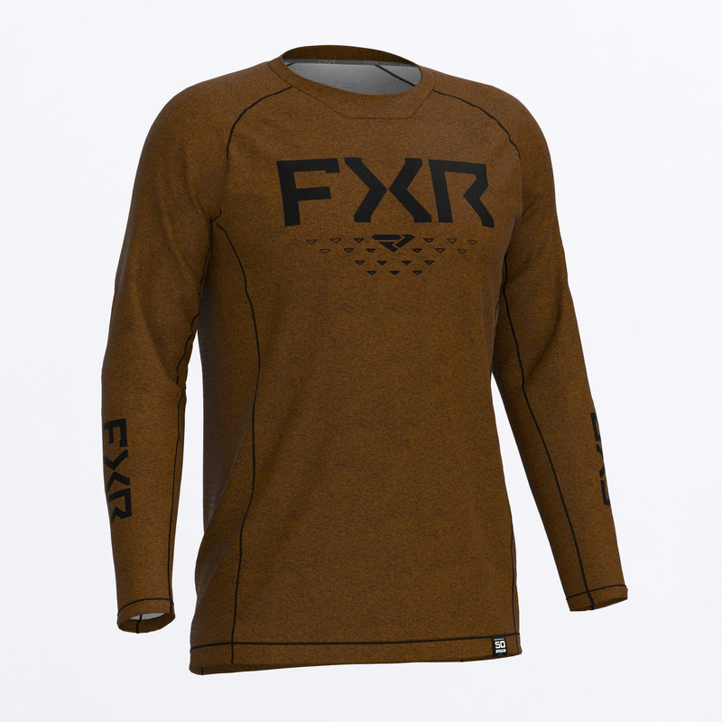 Chargez l'image dans la visionneuse de la galerie, M_Attack_Air_UPF_Longsleeve_copper_heather_232089_1900_front
