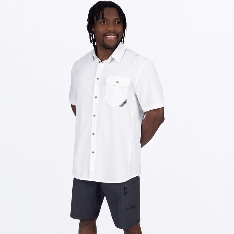 Chargez l'image dans la visionneuse de la galerie, MBreezeUPFSS_Shirt_White_SKU_252091-_0100_Extra2
