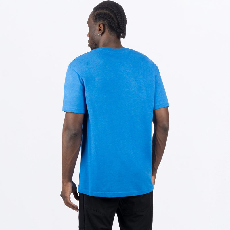 Chargez l'image dans la visionneuse de la galerie, ProSeries_Prem_Shirt_M_BlueHeatherBlack_241318_4110_back
