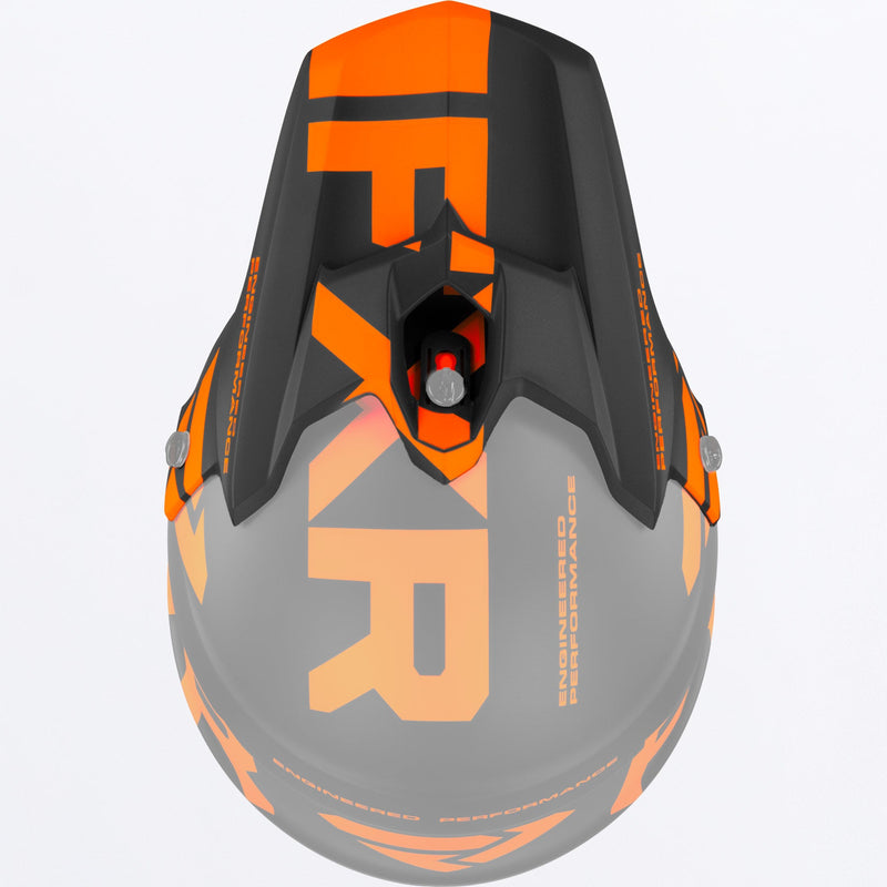 Chargez l'image dans la visionneuse de la galerie, TorqueTeam_HelmetPeak_BlackOrange_221711-_1030_front
