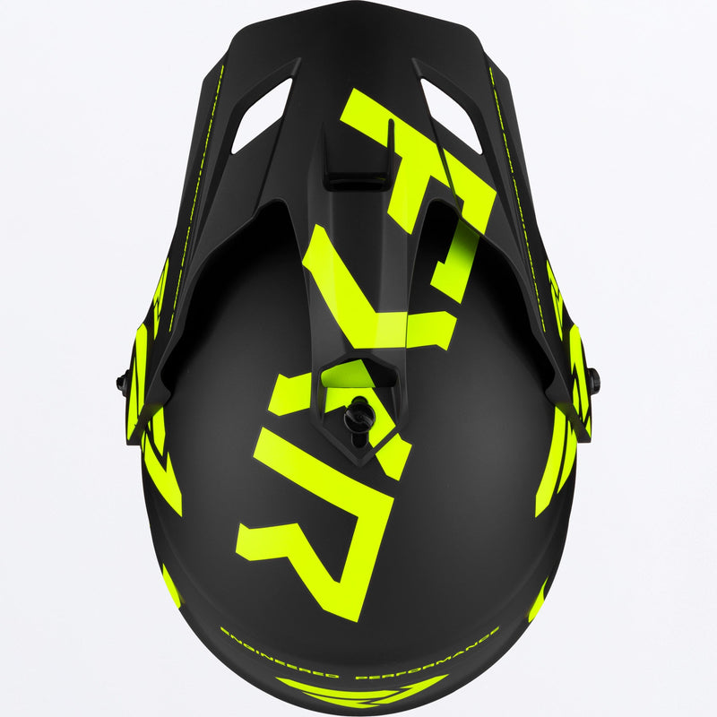Chargez l'image dans la visionneuse de la galerie, TorqueXTeam_Helmet_BlackHiVis_230635-_1065_top
