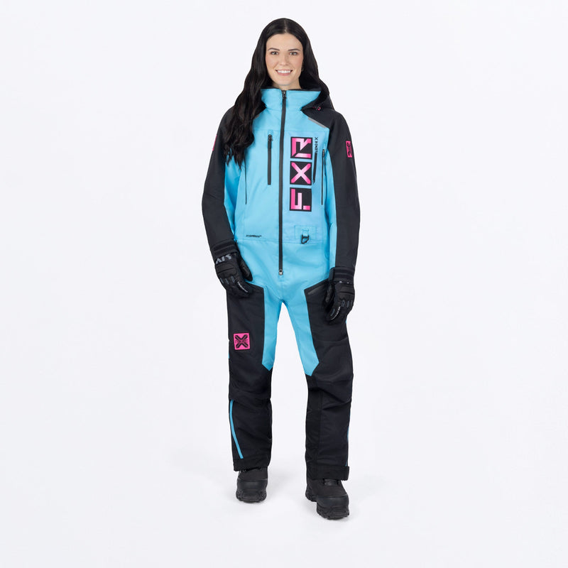 Chargez l'image dans la visionneuse de la galerie, WRecruitLite_Monosuit_BlackSkyBlueEPink_SKU_232912-_1053_Front
