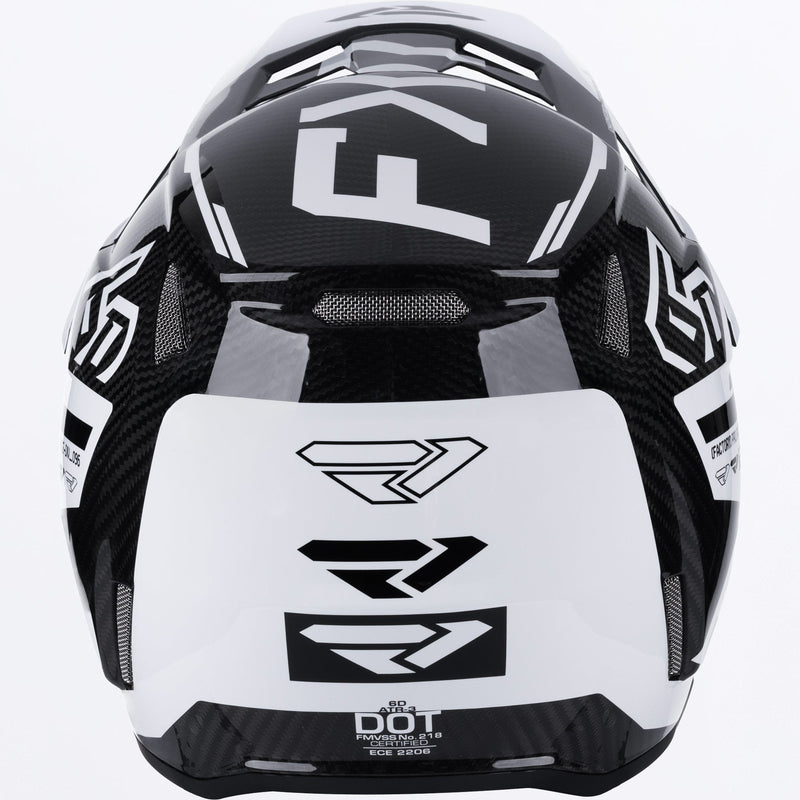 Chargez l'image dans la visionneuse de la galerie, 6DATR-3FIM_Helmet_WhiteBlack_SKU_260630-_0110_Extra1
