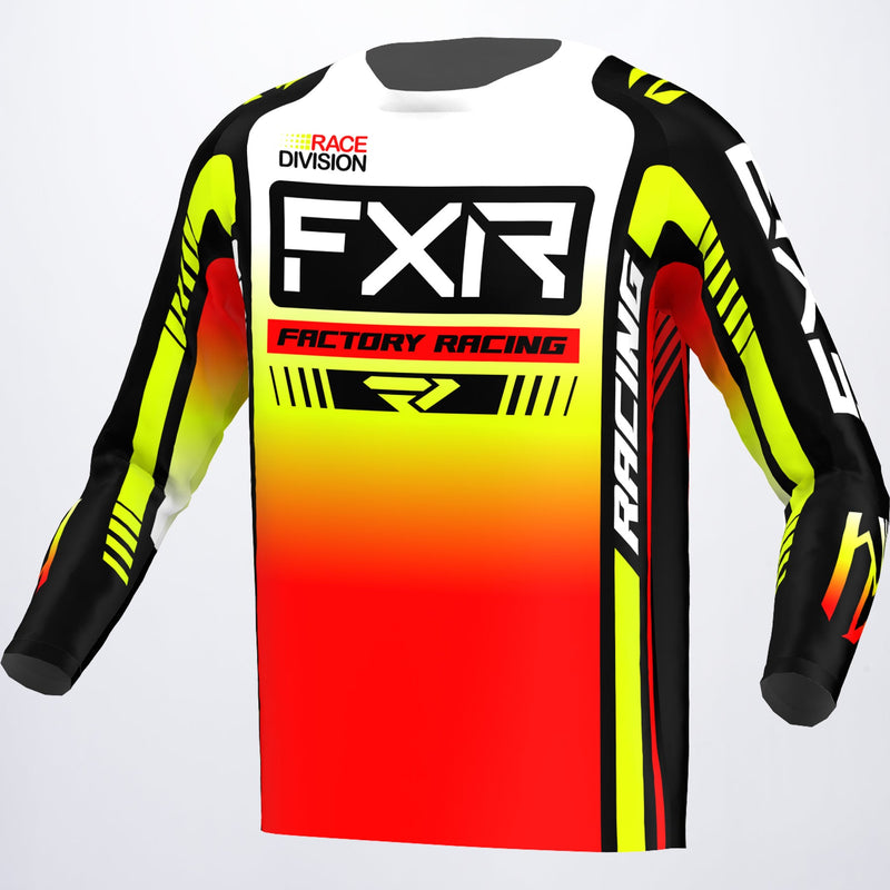 Chargez l'image dans la visionneuse de la galerie, ClutchPro_MXJersey_BlackWhiteHiVis_233305-_1065_front
