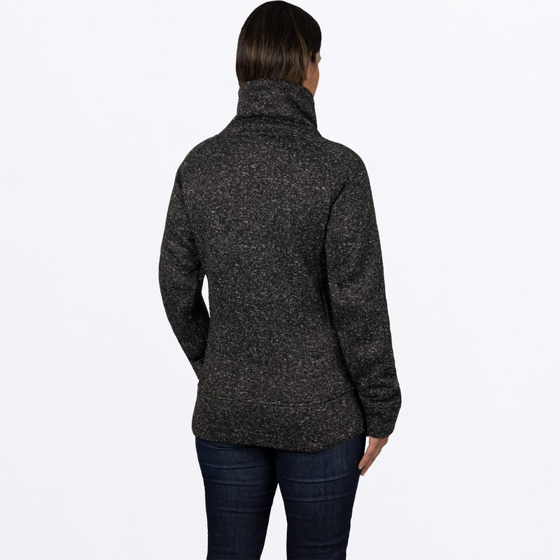 Chargez l'image dans la visionneuse de la galerie, Ember_Sweater_W_BlackHeatherDustyLilac_231204-_1187_back
