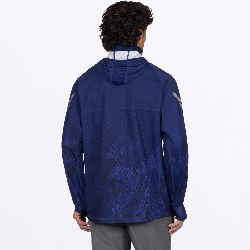 Chargez l'image dans la visionneuse de la galerie, MProAirUPFPO_Hoodie_DeepCobaltUndertowGrey_SKU_262093-_4505_Extra**hover**
