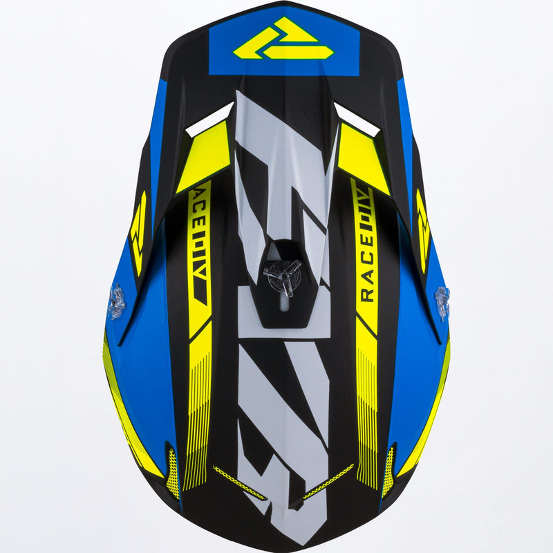 Chargez l'image dans la visionneuse de la galerie, ClutchBoost_Helmet_BlueHiVis_210619-_4065_top
