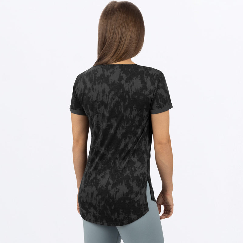 Chargez l'image dans la visionneuse de la galerie, Lotus_Active_Tshirt_W_BlackFiber_232255-_1200_back
