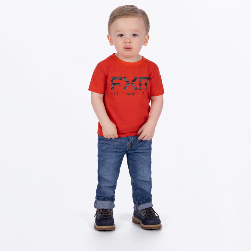 Chargez l'image dans la visionneuse de la galerie, Toddler_Helium_PremiumTShirt_Y_RedHeatherGreyCamo_251538-_2107_fullbody
