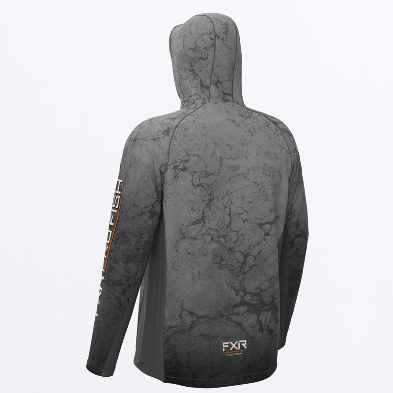 Chargez l'image dans la visionneuse de la galerie, Derby_UPF_Pullover_Hoodie_M_CharRippleOrange_232093_0630_back
