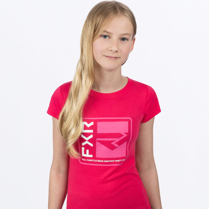 Chargez l'image dans la visionneuse de la galerie, Broadcast_Girls_Prem_TShirt_Y_RazzEPink_241553-_2894_Detail
