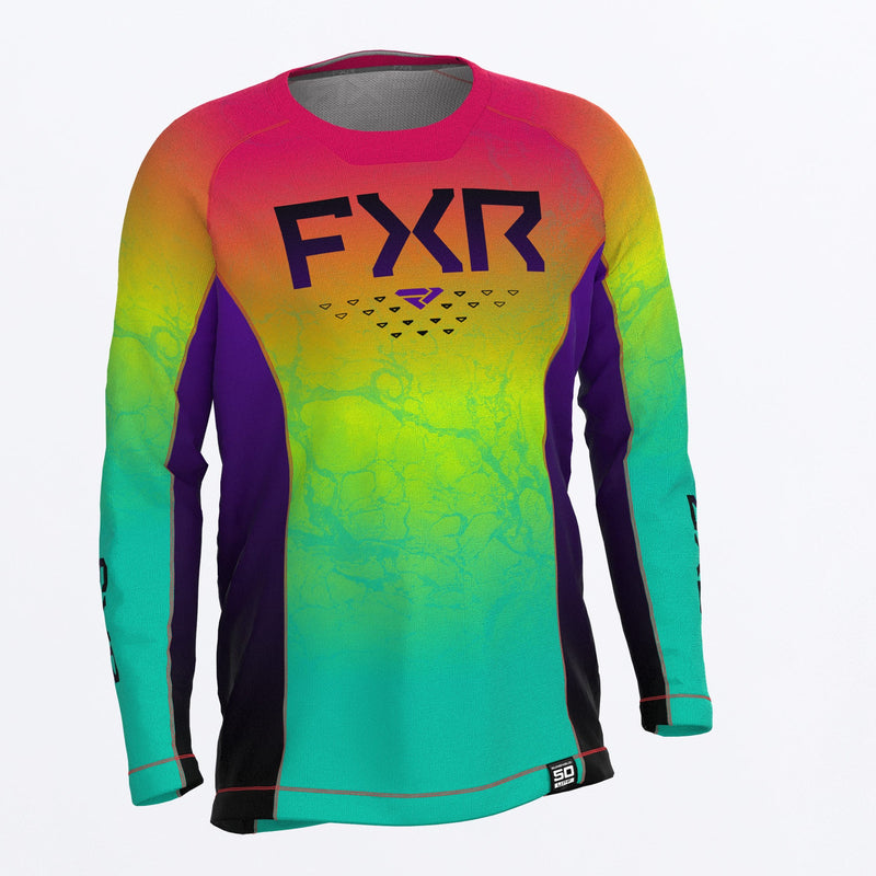 Chargez l'image dans la visionneuse de la galerie, Attack_UPF_Longsleeve_Y_SherbertRipple_232273_5294_Front
