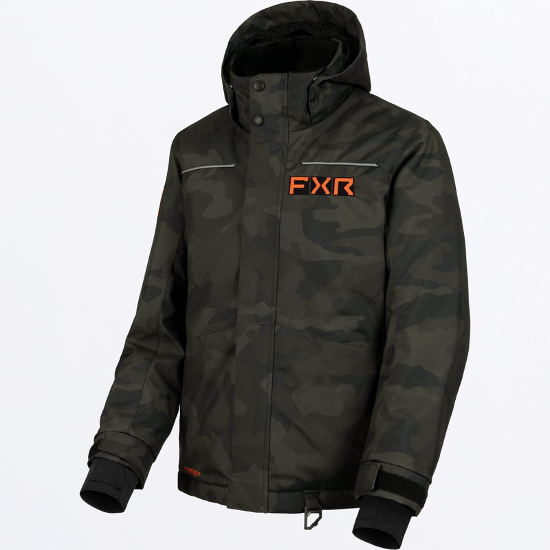 Chargez l'image dans la visionneuse de la galerie, Kicker_Jacket_Y_ArmyCamoOrange_250421-_7630_front
