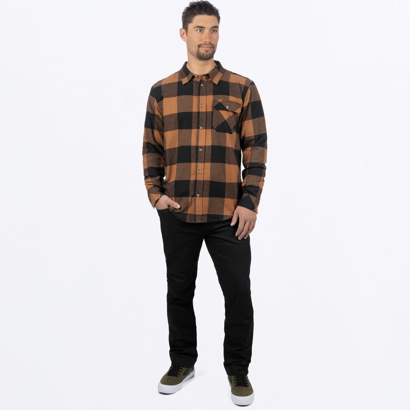 Chargez l'image dans la visionneuse de la galerie, MTimberFlannel_Shirt_CopperBlack_SKU_231116-_1910_Extra1
