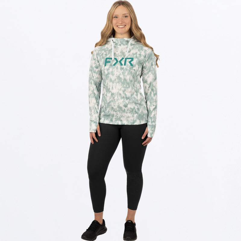 Chargez l'image dans la visionneuse de la galerie, Trainer_Lite_Pullover_Hoodie_W_CreamTealFiber_232214-_0155_frontFull
